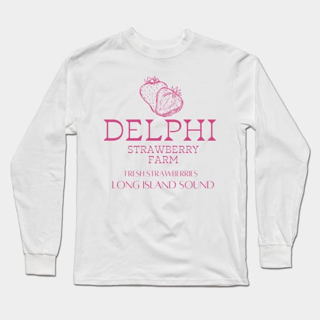 Delphi Strawberry Farm Long Sleeve T-Shirt by RexieLovelis